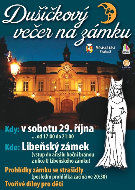 Dušičkový večer na zámku, 29. října 2016 na Libeňském zámku