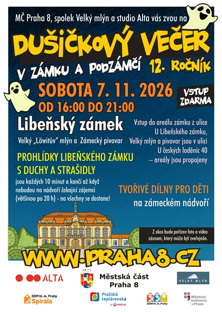 Dušičkový večer v zámku a podzámčí 2026