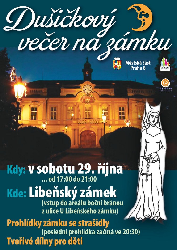 Dušičkový večer na zámku, 29. října 2016 na Libeňském zámku