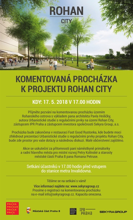 Rohan City – procházka s odborným výkladem, 17. května 2018