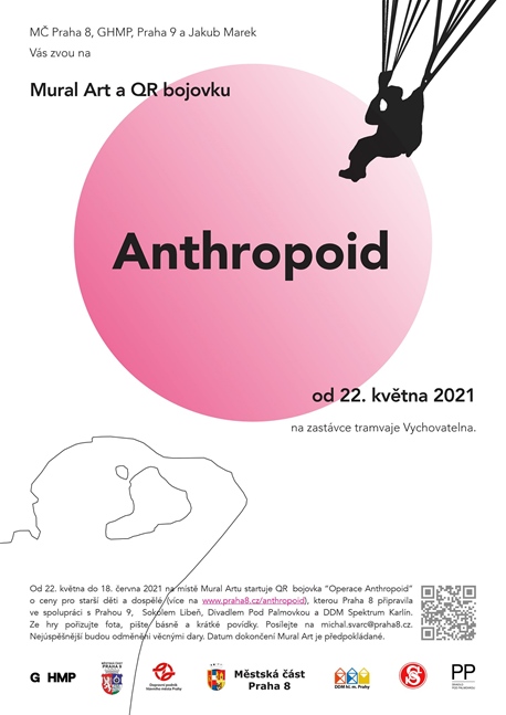 QR bojovka Operace Anthropoid, od 22. května do 18. června 2021, začátek na Mural Artu