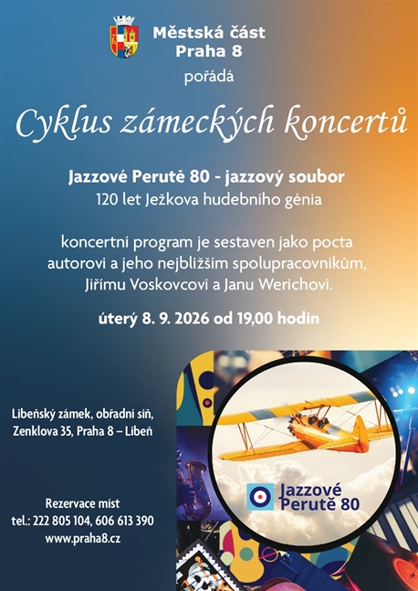 Cyklus zámeckých koncertů - Jazzové perutě 80