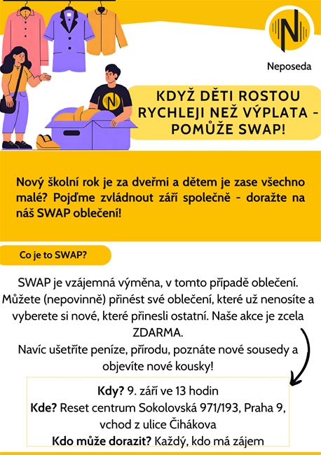 SWAP oblečení Neposeda