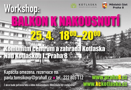 Balkon k nakousnutí, 25. dubna 2019, KCaZ Kotlaska