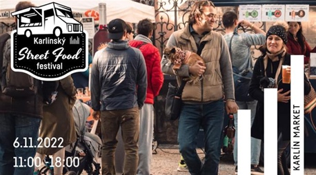 Karlínský street food festival, 6. listopadu 2022, Karlínské náměstí