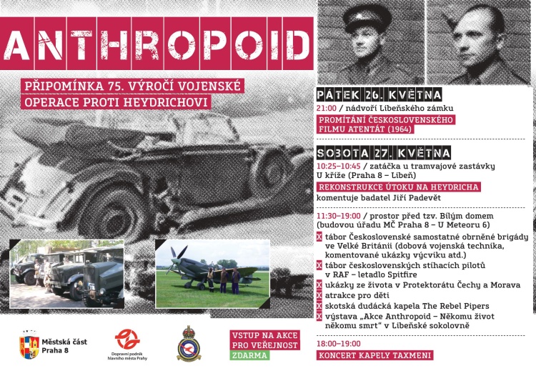 Anthropoid, 26.–27. května 2017, Praha 8