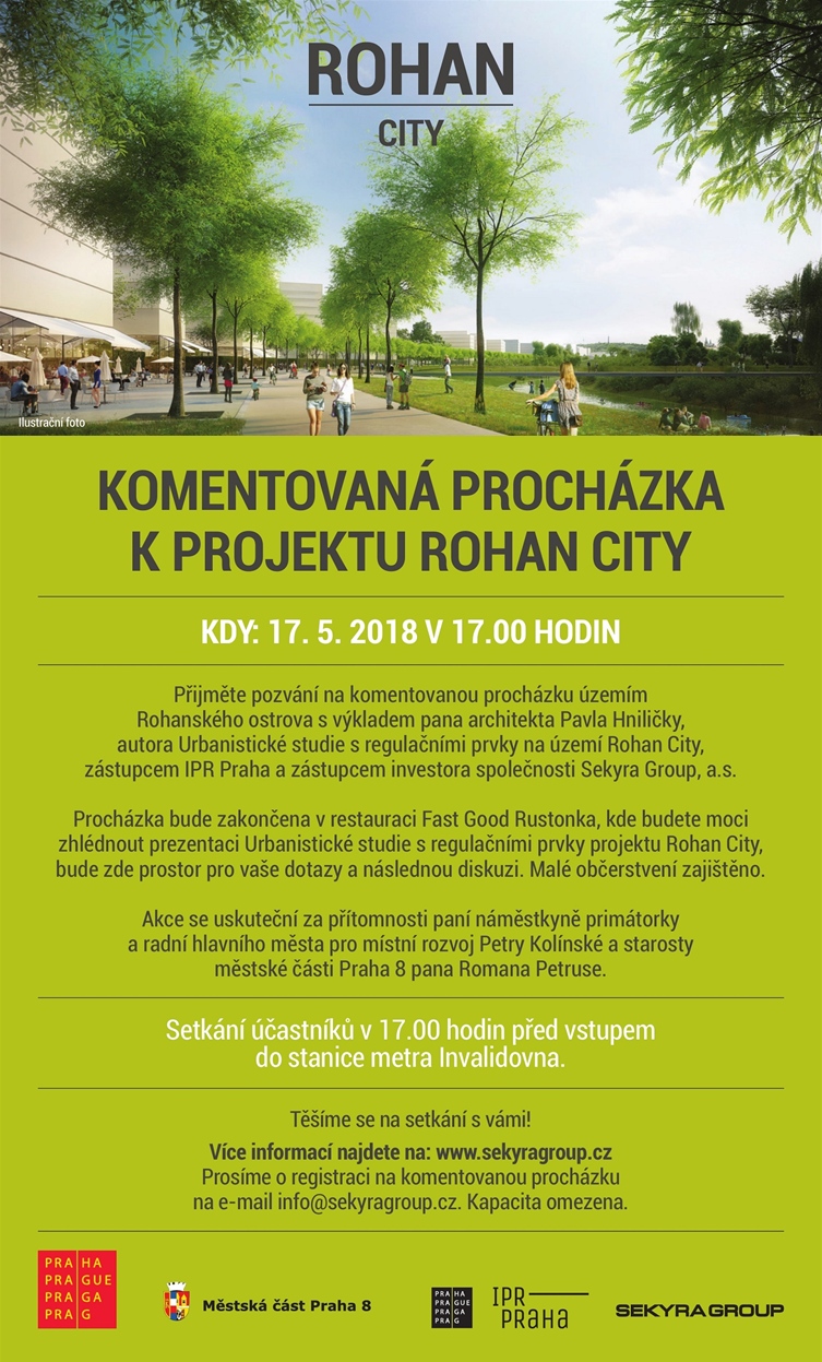 Rohan City – procházka s odborným výkladem, 17. května 2018