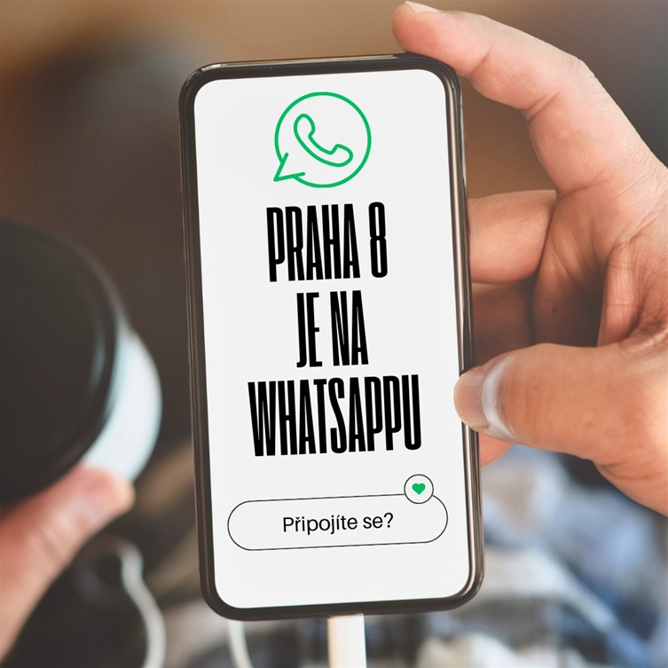 Praha 8 je na WhatsAppu