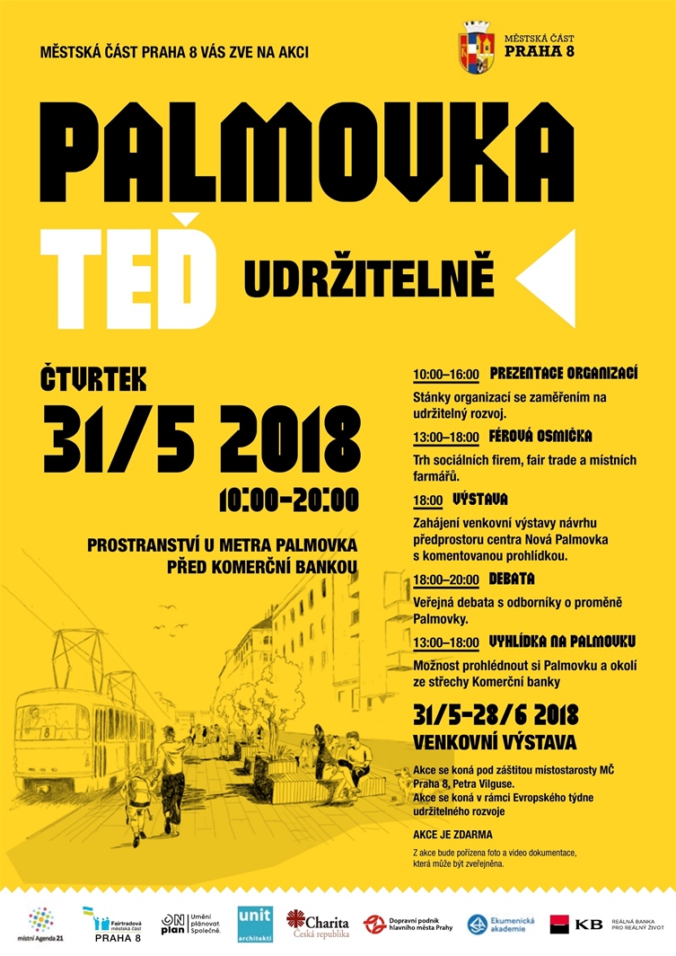 Palmovka TEĎ udržitelně, 31. května 2018, Palmovka