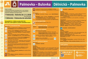 Dopravní opatření – Libeňský most: Dělnická–Palmovka–Bulovka, od 29.01. do 01.06.2018