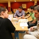 Jana Pešlová, předsedkyně školské a volnočasové komise v diskuzi na téma volného času (setkání s občany v Kobylisích 25.11.2015)